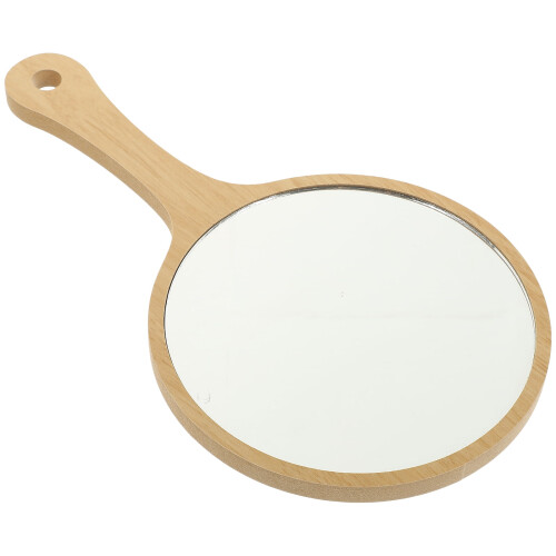 Specchietto da trucco vintage portatile per donna con manico 2