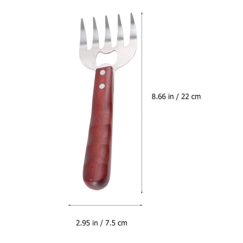 Meat Shredding Fork Wooden 1 Pack 1