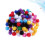 Pompon glitterati da 1,5 cm, 1000 pezzi, colori assortiti 6
