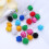 Pompon glitterati da 1,5 cm, 1000 pezzi, colori assortiti 7