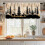 Kitchen valance rustic bear deer moose design 54x18 inch 3