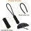 Black Zipper Pulls Replacement Tabs 20 Pieces 3