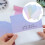 Stationery Paper Envelopes Assorted Colors 4 Set 8.3x5.6 in 7