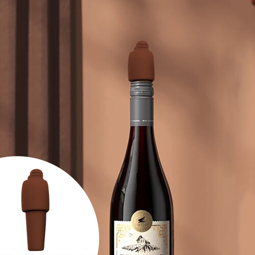Silicone Wine Stopper for Standard Glass Bottles 4-Pack 1