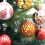 Christmas Ball Ornaments Blue Silver Glitter 8 pcs 5