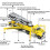 Betongpump lastbilsmodell legering PC hyllprydnad 5