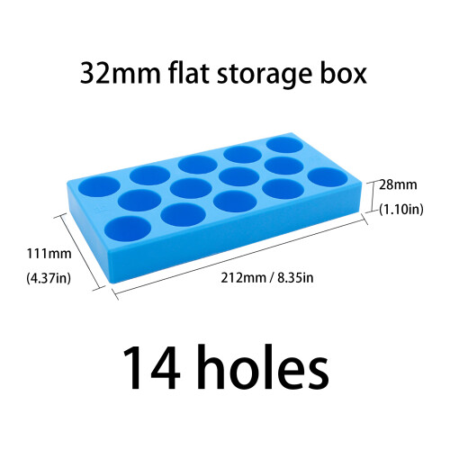 Router Bit Tray Organizer with Multiple Holes for Tool Box 1