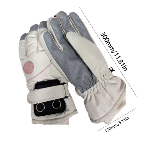Heated Gloves Windproof Temperature-Controlled 11.81 Inch 1