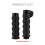 Motorcycle Hand Grips Black Rubber 1 Inch 4
