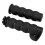 Motorcycle Hand Grips Black Rubber 1 inch 7