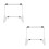 HOMEMAXS LED Light-Up Drawing Tablet Stand 2pcs 3