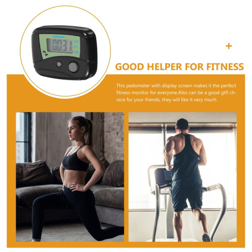 Digital Step Pedometer for Walking Distance Tracking 3 PCS 2