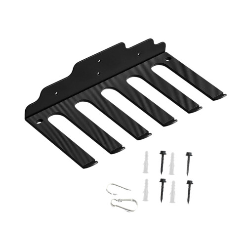 Barbell Rack Wall Mount with 6 Hooks 1