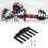 Barbell Rack Wall Mount with 6 Hooks 7