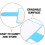 Dry Erase Paddle for Classroom Teaching Blue 2 pcs 7