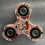 (Hello Kitty)Hello Kitty Camouflage Pattern Fidget Spinner Metal Decompression Toys Gift 1