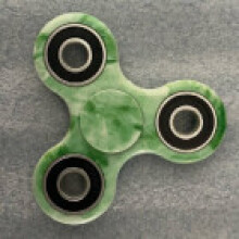 (Light Green 2)Hello Kitty Camouflage Pattern Fidget Spinner Metal Decompression Toys Gift