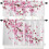 Cherry Blossom Kitchen Curtains Set 3-Piece 2