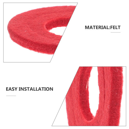 Protective Felt Washers Cylindrical 1 Pair 2