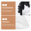 Bridal Veil Headband Lace Mesh Black 5
