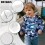 Girls' Long Sleeve Crew Neck Pullover Sweatshirt Blue 6