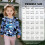 Girls' Long Sleeve Crew Neck Pullover Sweatshirt Blue 7
