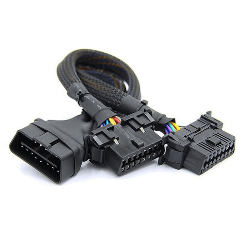 OBD2 Extension Cable Male to Dual Female 2PCS 1