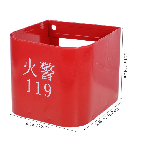 Fire Extinguisher Base Office Red 16.00x15.20x14.00cm 1