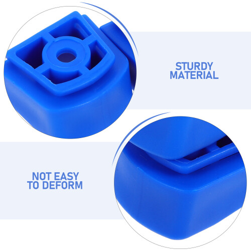 Roller Skate Brake Parts Rubber Sky Blue 2PCS 2