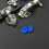Roller Skate Brake Parts Rubber Sky Blue 2PCS 4