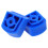 Roller Skate Brake Parts Rubber Sky Blue 2PCS 6