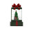 Christmas snow globe night light with tree and snowman scene 2