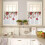 Christmas Kitchen Curtains Set Rod Pocket 36 inch Red 3