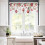 Christmas Kitchen Curtains Set Rod Pocket 36 inch Red 5