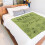 Flannel Throw Blanket Soft Grass Green 50x60 inches 4