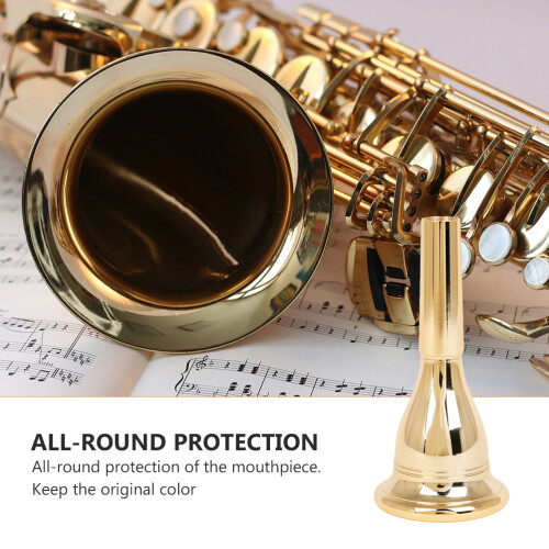 Tuba Mouthpiece Brass Accessory Golden 1 Piece 2