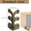 Baseboard Corner Protectors Bronze Metal 6 pcs 2