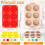 Silicone Muffin Pan 7-Piece Set 6-Cup Non-Stick Baking Mold 2