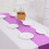 Wedding Table Flag Sparkling Glitter Polyester 1pc 5