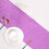 Wedding Table Flag Sparkling Glitter Polyester 1pc 6