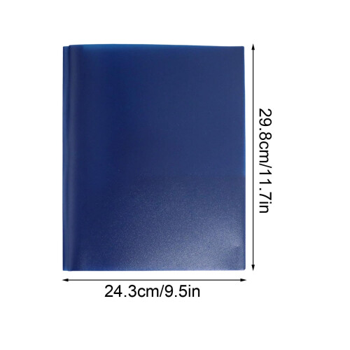 Hanging File Folders Plastic Letter Size with Pockets 2