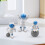 Astronaut Figurines Cake Topper Set 3 Pieces 7