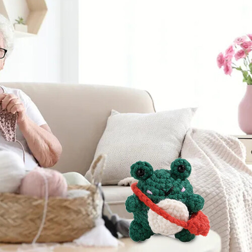 Beginner Crochet Kit with Yarn Hooks Bag Book 1