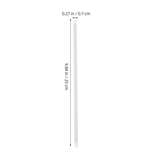 Baguette de mélange en acier inoxydable blanc (1 ensemble) 1