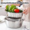 Stainless Steel Basin and Colander Set 5-in-1 4