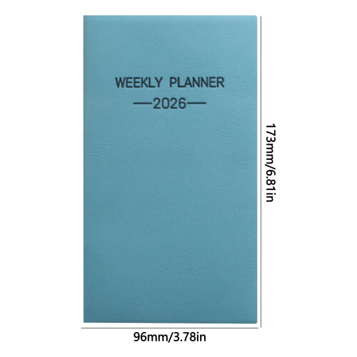 A6 Mini Notebook Planner 128 Pages 173x96mm 1