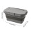 DAMAI collapsible picnic basket gray waterproof 3