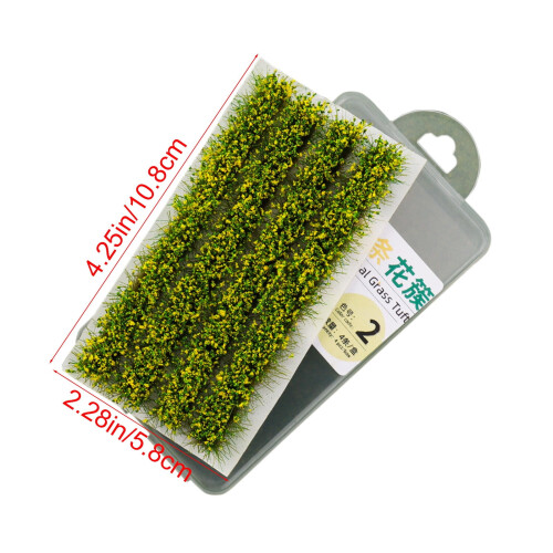 Green Bushy Tufts Lowland Shrubs Terrain Kit 4 pcs 2
