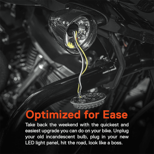 LED Turn Signal Running Lights Amber/White for Harley 2