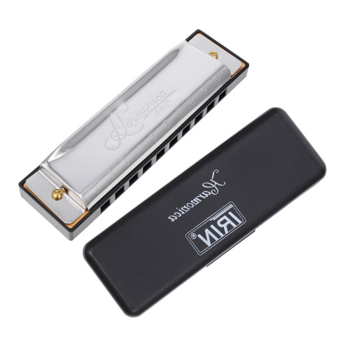 Metal Blues Harmonica 10 Hole 20 Tone Portable 2